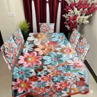 Premium 3D Print Table Cloth Set Product Code: 1973