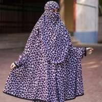 Elegant Palazzo long Khimar Set Product Code: 1652