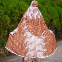 Elegant Palazzo long Khimar Set Product Code: 1648
